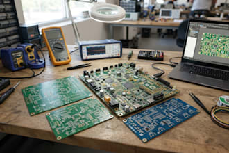 do schematics design and pcb layout