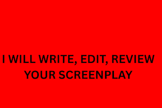 write movie script and screenplay writing