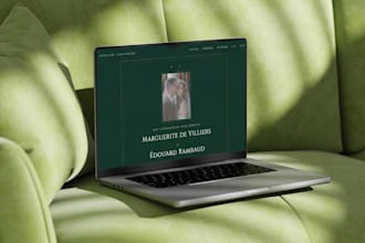 design and develop a custom responsive wedding website