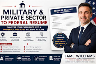 convert your military or private sector experience into a federal usajobs resume