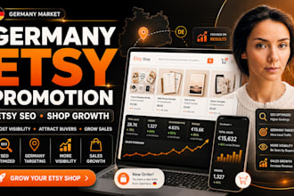 do germany etsy promotion, etsy shop promotion, boost etsy sales, etsy seo