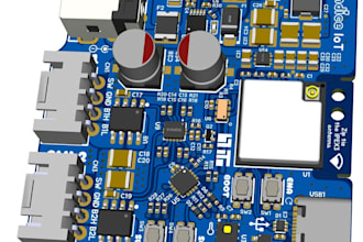 design esp32 s3 pcb for display camera usb and sensor interfaces