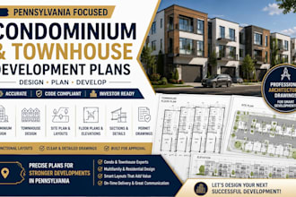 design pennsylvania condominium and townhouse development plans