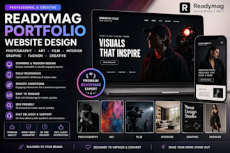 design photography art film interior graphic fashion readymag portfolio website