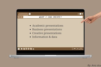 create a professional canva or powerpoint presentation