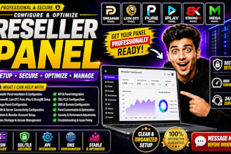 configure reseller dream4k, lion ott, pure, iplay, strong8k, mega ott, cdn, vod