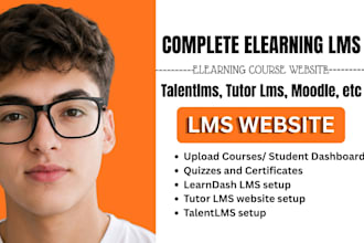 do lms elearning course website with talent lms, tutor lms, learndash lms, wplms