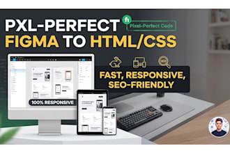 convert figma to responsive HTML CSS
