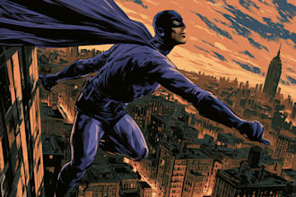 do a superhero comic