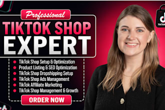 setup tik tok shop fix tiktok dropshipping tiktok shop marketing tiktok shop ads