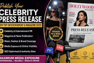 publish your press release on celebrity news and entertainment media