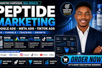 fix peptide ads issues peptide compliant marketing meta ads tiktok ads for sales