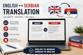 translate any text you want from english to serbian and serbian to english