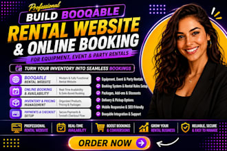 build booqable rental website booking for equipment tool, event and party rental
