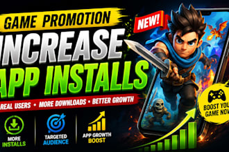 do game promotion increase mobile app installs, USA mobile app promotion