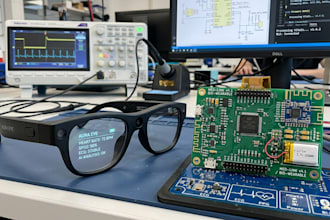 design ai smart glasses and medical wearable pcb with embedded firmware