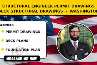 structural engineer washington permit drawings, deck structural drawings ohio