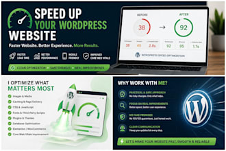 speed up and optimize your wordpress website performance