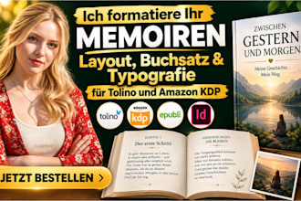 formatiere ihr memoiren layout , buchsatz und typografie fur tolino und amazon