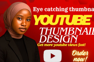 design proffessional catchy youtube thumbnails that boost views