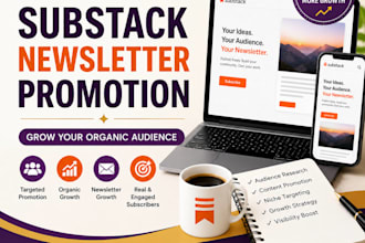 promote your substack newsletter and grow your organic audience