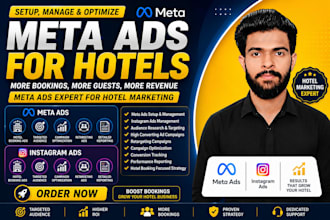 run meta facebook instagram ads to get more hotel bookings