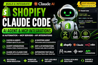 build shopify claude code ai agent mcp claude API integrations ai shpping agent