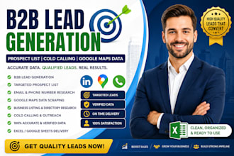 do b2b lead generation contact colding prospect call listing google map scraping
