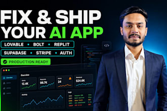 fix lovable bolt or replit apps with supabase and stripe