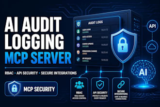 build ai audit logging mcp server role based access control security integration