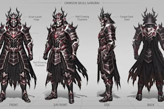 create eva foam cosplay armor, cosplay weapon and cosplay prop patterns