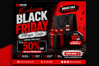 design black friday flyer cyber monday christmas flyer