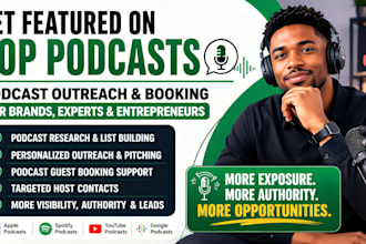 do podcast guest booking podcast outreach influencer research brand partnership