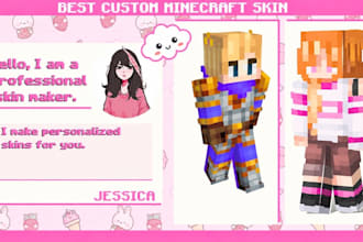 create a custom minecraft skin for you