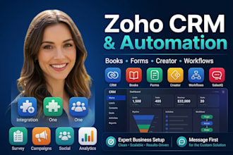 setup zoho, zoho crm, zoho one, books, zoho integration, zoho automation flow