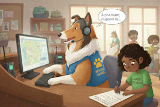 illustrate your children book based on real people and photos