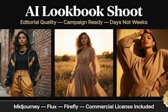 create stunning ai clothing model webshoot lookbook for your fashion brand