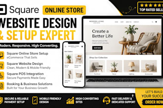 square website design square online store squarespace website design square pos