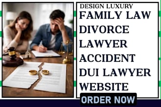build family law divorce lawyer website dui lawyer  attorney website
