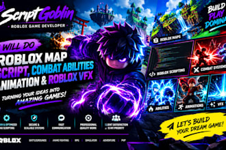 roblox map, roblox script, combat abilities, animation roblox vfx