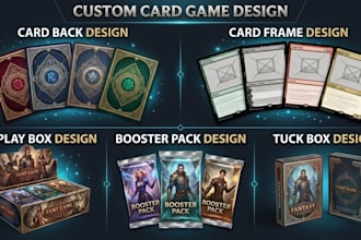 design card game template board game playing card trading card tarot zodiac tcg