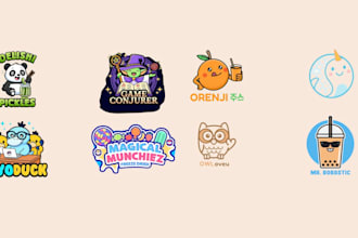 design or redesign a cute kawaii logo for vtuber and streamer
