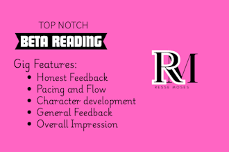beta read critique ya fantasy romance mystery beta reader