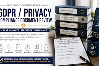 review your gdpr and privacy compliance documents