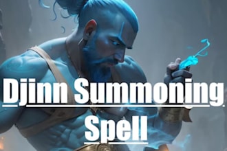 cast powerful female djinn spell, djinn summon one night stand with female djinn