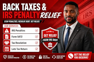 file your back taxes and resolve irs penalties as a CPA
