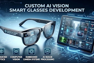 develop custom ai smart glasses for vision and camera application