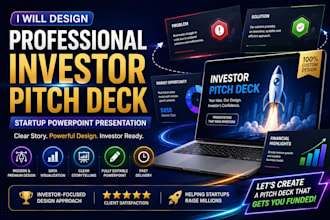 design powerpoint presentation, investor pitch deck startup and film pitch deck