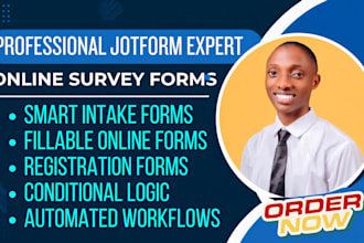 create fillable online form, intake smart form in jotform