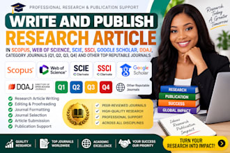 write and publish article in google scholar, ssci scie isi, q1 q2 q3 q4 journals
